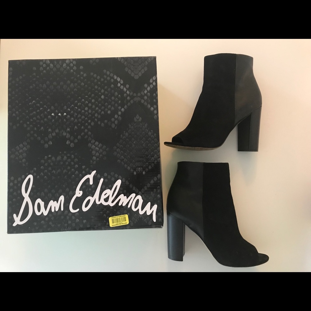 Sam Edelman Peep Toe Boots